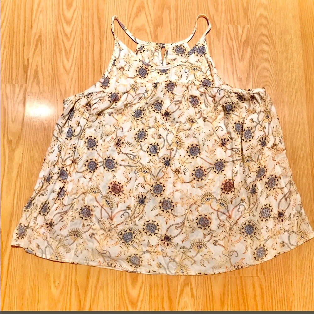 Caslon Woman’s Woven Print Tank